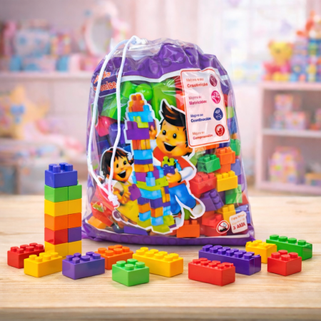 ليجو بكيس شنطة قطع حجم متوسط 🧬