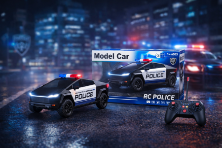 🚓 سيارة شرطة ريموت كنترول 4 اتجاهات 🚓