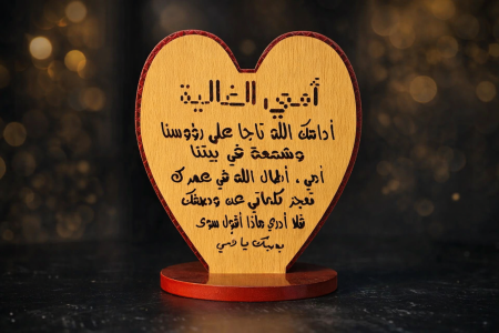 برواز خشبي يوم الام مميز 🎁❤️