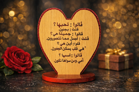 برواز خشبي فخم مناسب ليوم الام ❤️