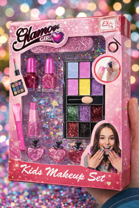 طقم مكياج أطفال كامل ✨