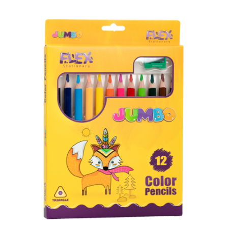 ألوان جامبو فليكس عريض خشب ابيض