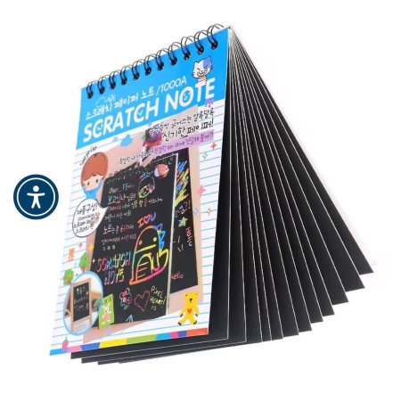 دفتر خدش للرسم 🎨🖊️