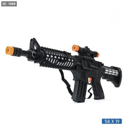 سلاح ألعاب صوت وإضاءة نمط m416 Tactical