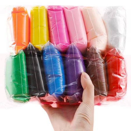 صلصال الفوم حجم كبير 12 لون