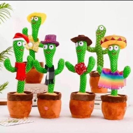 الصبارة الراقصة المضحكة مع ملابس 💃🎉🎶