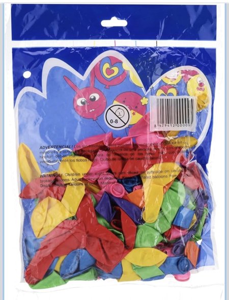 كيس بلالين يحتوي على 100 بالون 🎈