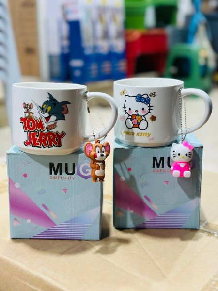 أكواب شخصيات كرتونية (توم & جيري / هيلو كيتي)