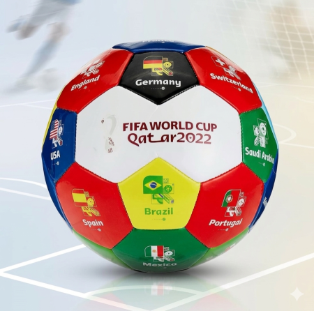كرة القدم الملونة كأس العالم 2022 الأصلية ❤️