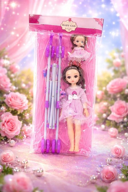 ✨ لعبة عروسة مع عربة أطفال ✨ <br> <span class='text-color-warm'>سيتوفر قريباً</span>