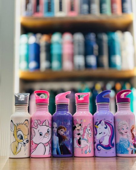 ✨ مطرات ستانلس ديزني للأطفال – صحة + ستايل ✨