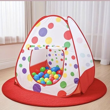 خيمة طابات للاطفال حجم كبير مع 100 طابة