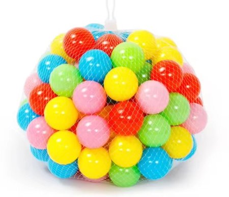 كيس كرات ملونة يحتوي على 20-25 طابة