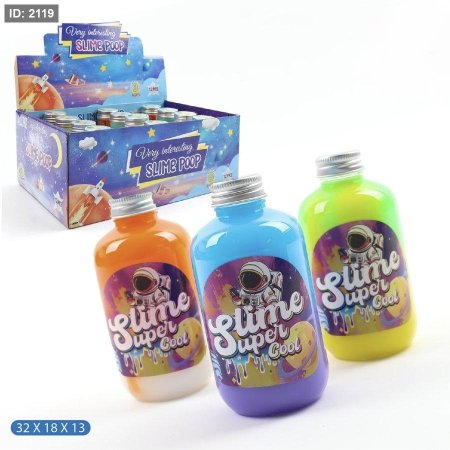 سلايم قوس قزح في علبة جامبو