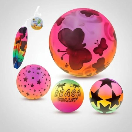 طابة بلاستيك للاطفال خفيفة ملونة