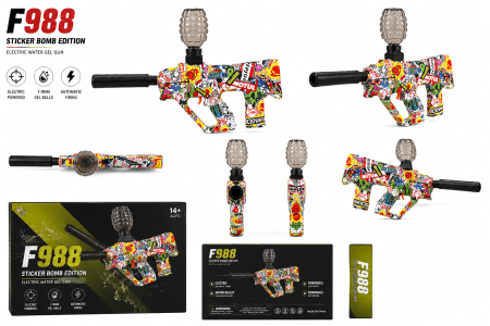 بارودة جل اوتوماتيك F988 Tactical Gel Blaster – Chaos Edition