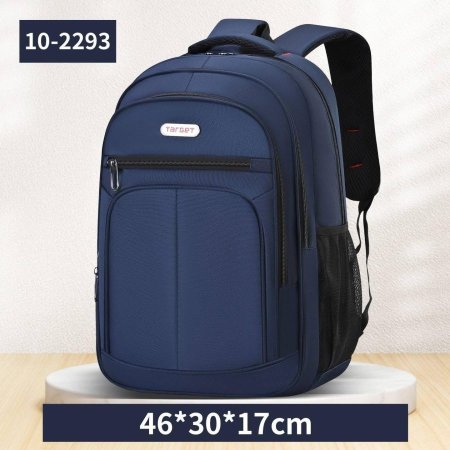 حقيبة تارجت المدرسية – كحلي | Target 10-2293 مع سحاب إضافي 💙