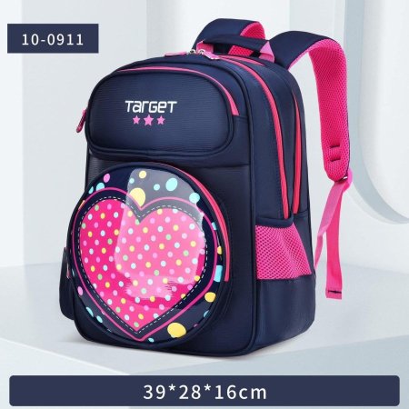 🎒 شنط Target الأصلية تصميم قلب لون كحلي 💜