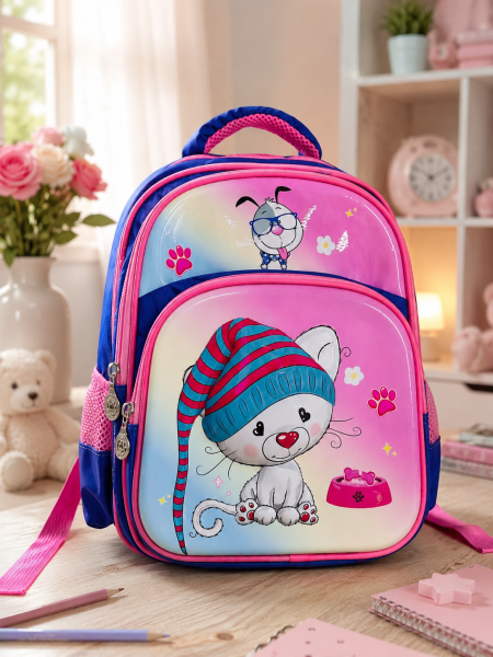 شنطة روضة الأطفال الفاخرة بتصميم القطة اللطيفة 😻