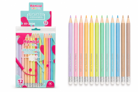 ألوان Admiral Pastel – Erasable Color Pencils