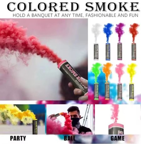دخان ملون لجميع المناسبات بألوان مختلفة 💨🌈