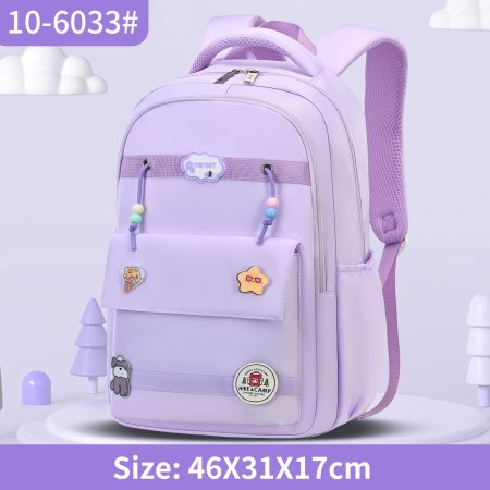 حقيبة Target 10-6033 لون نهدي – ثانوي – مع دبابيس أشكال حلوة