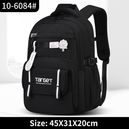 حقيبة Target 10-6084 لون اسود – ثانوي – مع ميدالية تعليقة هدية