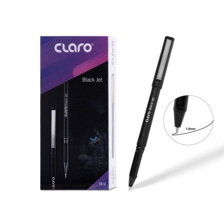 قلم حبر كلارو جاف CLARO بلاك جيت Black JET لون أزرق 💙