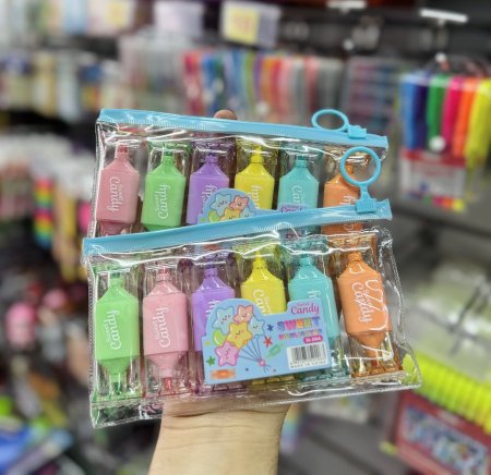 مجموعة أقلام هايلايتر الحلوى الملونة – Sweet Candy Set