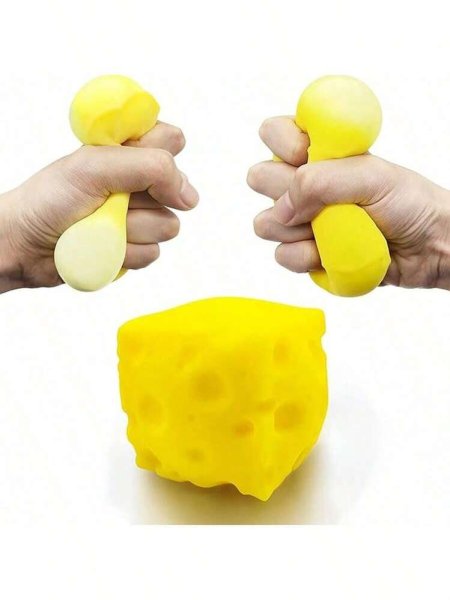 سكوشي بتصميم قطعة جبنة كيوت وواقعية 🧀✨