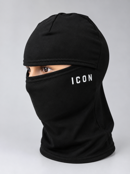 لثام وجه رياضي أسود بتصميم Icon قماشة تركية 🖤🏴