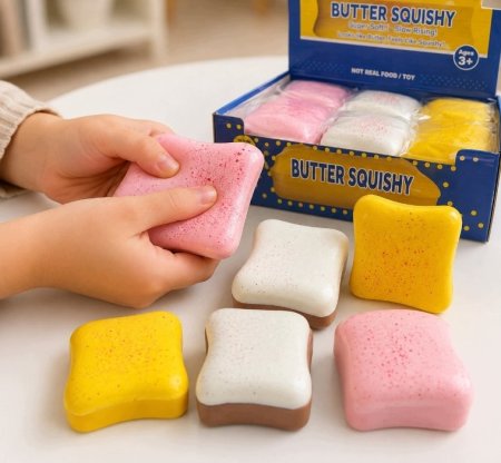 لعبة سكويشي الخبزة Butter Squishy